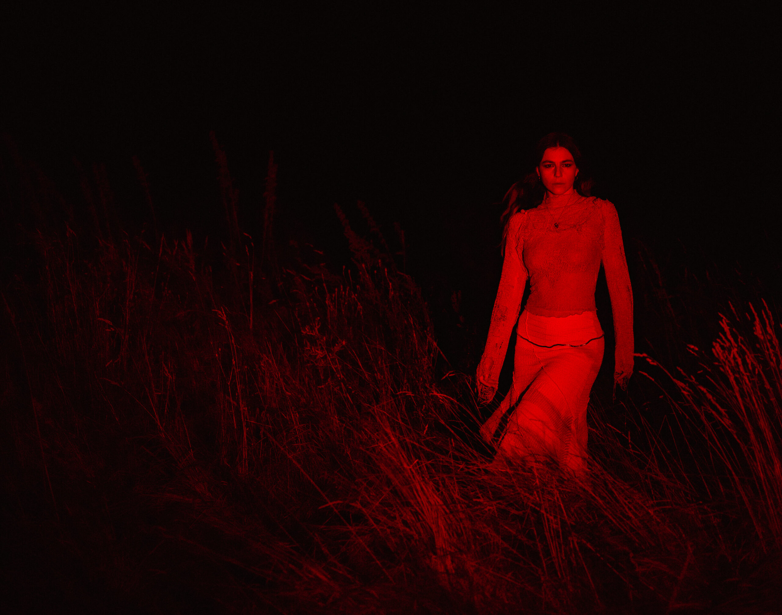 Serpentin im roten Licht