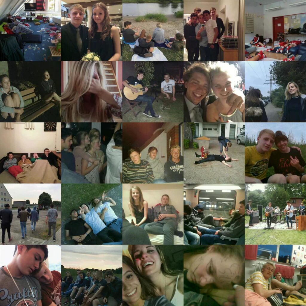 Collage aus Fotos von Freund*innen